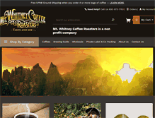 Tablet Screenshot of mtwhitneycoffee.com